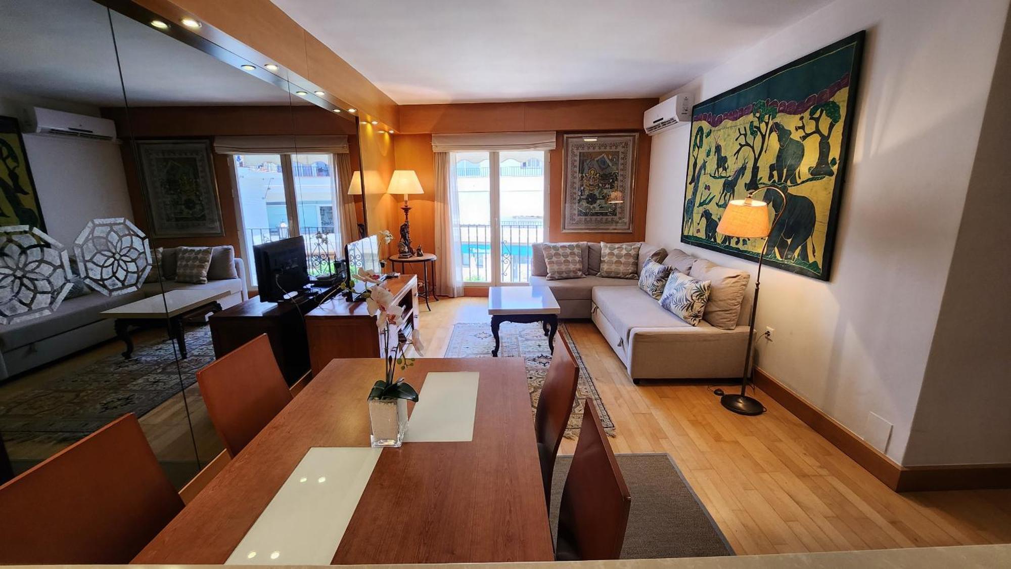 R1357 Balcon De Europa Apartment Nerja Bagian luar foto